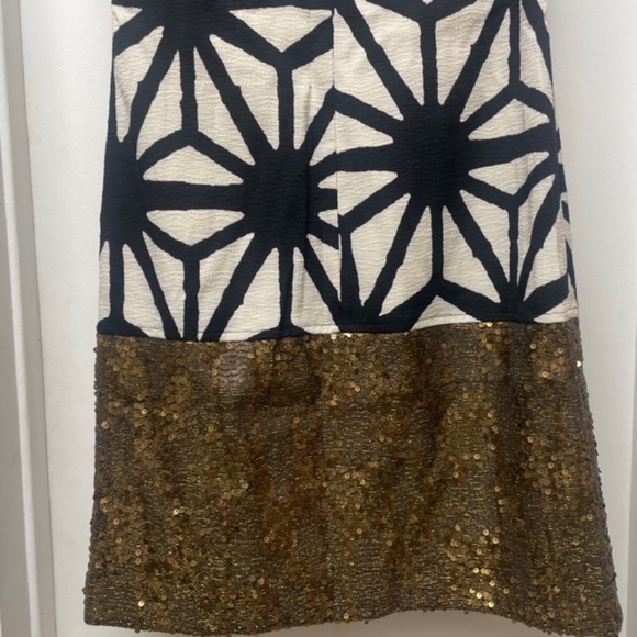 NWT Tabitha Anthro Karimata Dress Gold Sequin - Picture 12 of 12